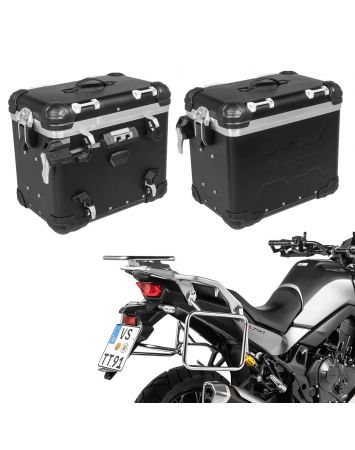 01-401-6801-0P ZEGA Evo aluminium pannier system for Honda XL750 Transalp