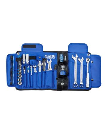 01-070-2213-0 Touratech professional toolset for Honda, Kawasaki, Suzuki, Triumph and Yamaha motorcycles, 70 pieces
