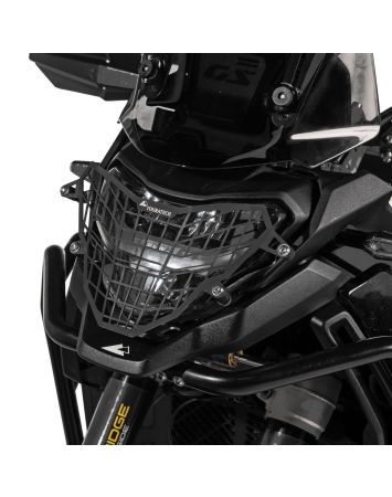 01-083-5095-0 Headlamp guard black with quick release fastener for BMW F900GS *OFFROAD USE ONLY*