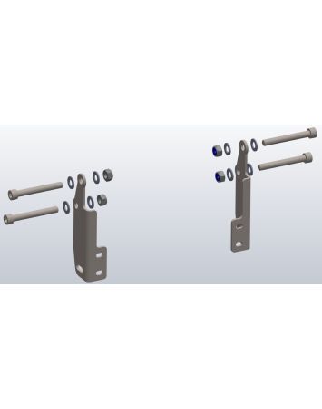 01-401-5152-0 Adapter set Engine guard without fairing crash bar for Honda XL750 Transalp 