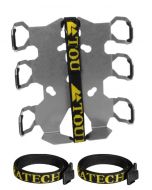 ZEGA Pro/ZEGA Mundo - Adapter Plate with straps protection: bottle holder double050-0916 050-0915Zega Pro - Adapter Plate Bottle Holder