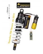 01-632-5871-0 Touratech Suspension lowering shock (-35mm) for Yamaha 700 Tenere from 2019 Type Extreme