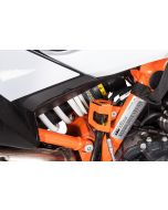 01-372-5030-0 Rear brake fluid reservoir guard, orange for KTM 890 Adv/ Adv R/ 790 Adv / Adv R/ 1290 S Adv (2021-)/Husqvarna Norden 901