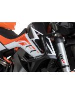 01-372-5161-0 Stainless steel fairing crash bar, black for KTM 890 Adventure (-2022)/ 890 Adventure R (-2022)/ 790 Adventure/790 Adventure R (-2022)