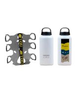 01-050-3219-0 ZEGA Pro/ZEGA Mundo adaptateur support de bouteille-double avec 2x Touratech bouteille en aluminium de 0,6 litres