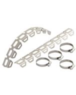 01-048-0132-0 Universal tube manifold cover, 35-42mm p.ex. BMW F900/F850/F800/F700/F650(Twin), Yamaha XT660/ XT1200Z