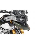 01-421-5095-0 Headlamp guard black with quick release fastener for Triumph Tiger 900 *OFFROAD USE ONLY*