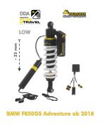 01-082-5876-0 Touratech Suspension lowering -25mm shockabsorber for BMW F850GS Adventure from 2018 DDA / Plug & Travel