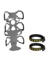 01-050-0910-0 ZEGA Pro/ZEGA Mundo - Adapter plate with straps protection: bottle holder single