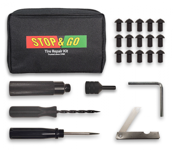 Puncture outlet repair patches