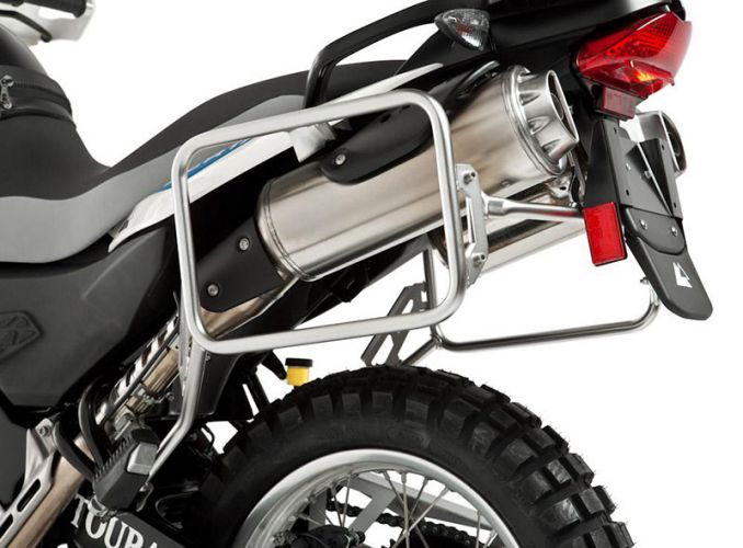 Stainless pannier rack,for F650GS / F650GS Dakar / G650GS / G650GS | Touratech: Online shop for motorbike
