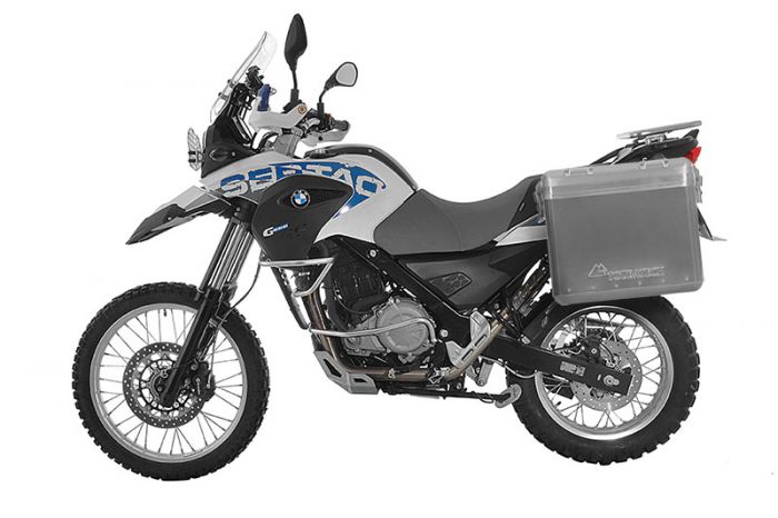 ZEGA Mundo aluminium pannier system for BMW F650GS F650GS Dakar / G650GS G650GS Sertao | Online shop for motorbike accessories