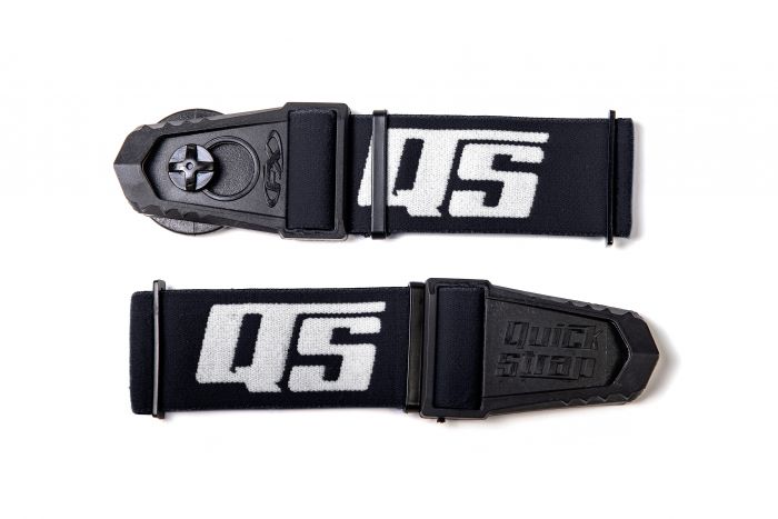 Goggle attachment QUICK STRAPS for Enduro helmet, black