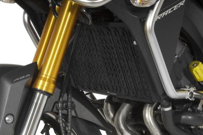 Radiator guard for Yamaha MT 09 Tracer aluminium black