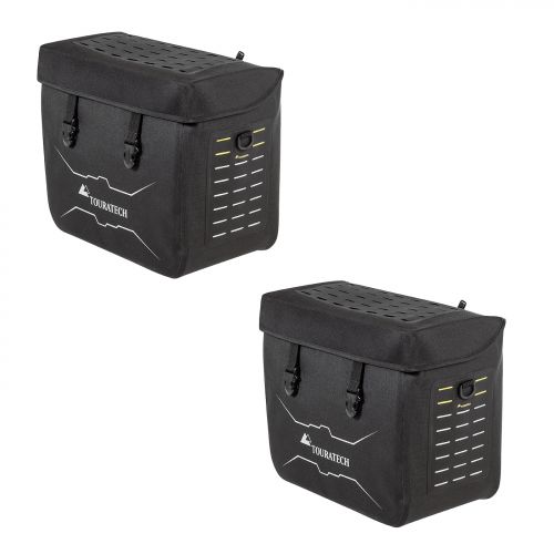 Lockable soft panniers top