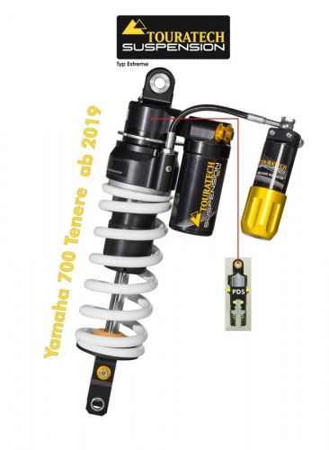 01-632-5870-0 Touratech Suspension shock absorber for Yamaha 700 Tenere from 2019 type Extreme