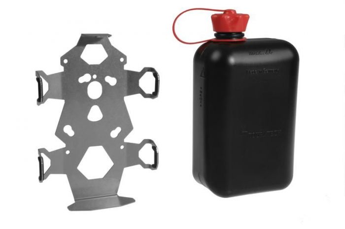 01-050-3215-0 ZEGA Pro/ZEGA Mundo accessory holder set, canister holder incl. jerrycan Touratech 2 litres