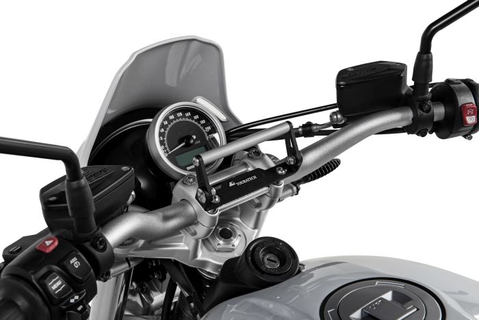 01-065-5411-0 GPS handlebar bracket adapter, adjustable, with M8x30 screws e.g. for Honda, Triumph