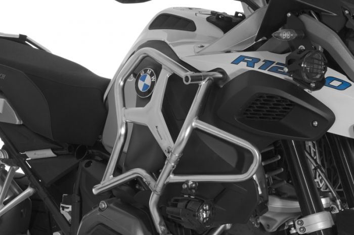 01-045-5165-0 Stainless steel crash bar extension for original BMW engine crash bar BMW R1200GS Adventure from 2014