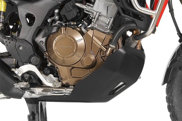 01-402-1003-0 Special offer 2 black: Engine protector *RALLYE EXTREME* + Crash bar for Honda CRF1000L Africa Twin