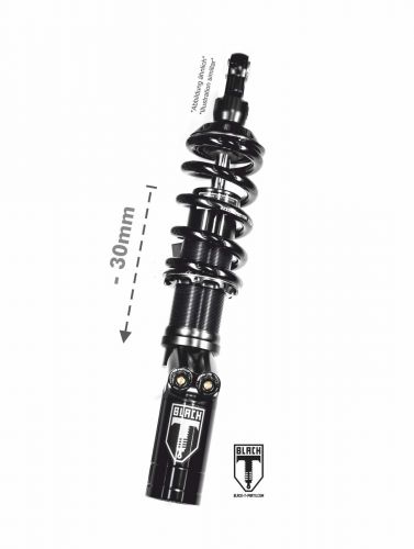 01-661-5823-0 BLACK-T lowering shock (-30mm) Stage3 with reservoir for Indian FTR 1200 / FTR 1200 S (2019-2021)
