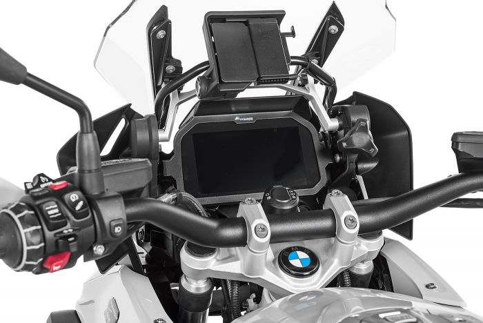 01-037-5176-0 TFT anti-theft, stainless steel, with sun visor for BMW R1250GS/ R1250GS Adventure/ R1200GS (LC) (2017-)/ R1200GS Adventure (LC) (2017-)