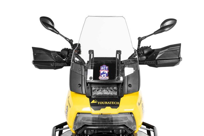 01-440-5661-0P Hand protectors DEFENSA Expedition black for Harley Davidson RA1250 Pan America