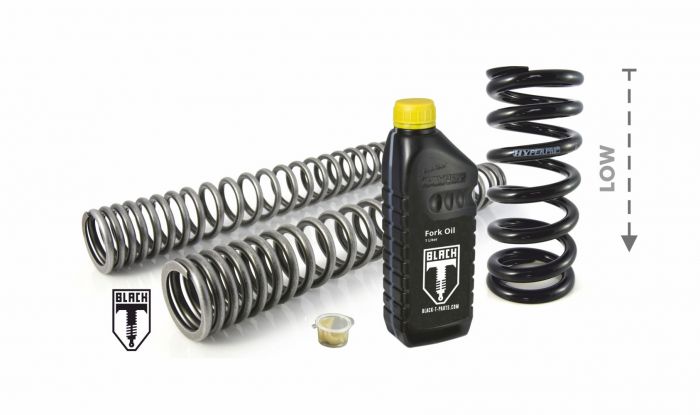 01-661-5830-0 Black-T height lowering kit -30mm for Indian FTR 1200 / FTR 1200 S (2019-2021) replacement springs