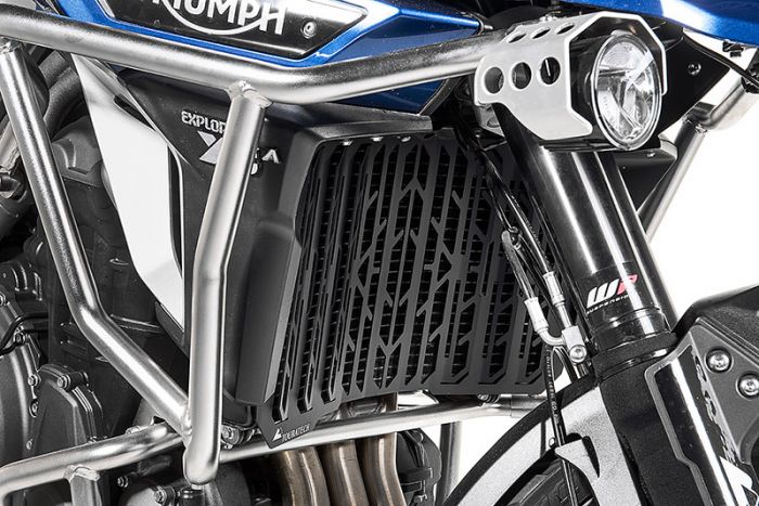 01-422-5017-0 Radiator guard, black anodized for Triumph Tiger Explorer from 2016