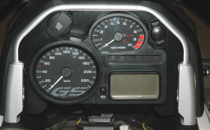 01-044-0562-0 Cockpit cover 2 *tachometer unit* with small and big socket BMW R1200GS (2008-2012)/R1200GS Adventure (2008-2013)