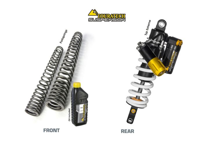01-632-5879-0 Touratech Suspension WTE Extreme-SET with fork springs for Yamaha Tenere 700 from 2019