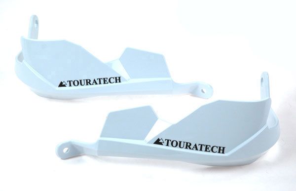 01-040-6715-0 Touratech hand protectors GD, white for KTM 890/ 790/ 1050/ 1090/ 1190 Adv (R)/ 1290 S Adv/ LC8 Adv, aluminium handlebar, Husqvarna Norden 901