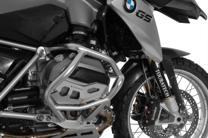 01-045-5130-0 Cylinder protector, natural aluminium for BMW R1200GS from 2013/ BMW R1200RT from 2014/BMW R1200R from 2015/ BMW R1200RS