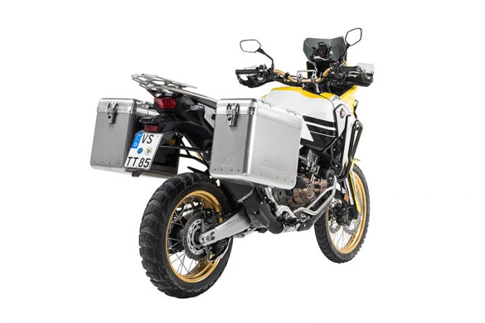 01-402-7130-0P ZEGA Mundo aluminium pannier system for Honda CRF1000L Africa Twin (2018-) / CRF1000L Adventure Sports