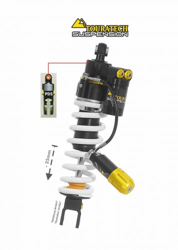 01-401-5871-0 Touratech Suspension lowering shock (-25 mm) for Honda XL 750 Transalp from 2023 Type Extreme