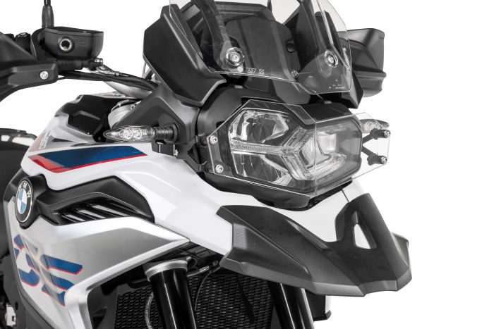 01-082-5090-0 Headlight protector makrolon with quick release fastener for BMW F850GS / F800GS (2024-)/ F750GS *OFFROAD USE ONLY*