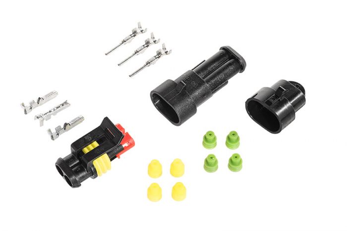 01-015-0090-0 2pol superseal connector - set incl. dummy plug