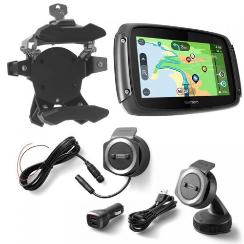 01-060-1473-0 TomTom Rider 550 with worldwide maps, Bike & Car Set, black