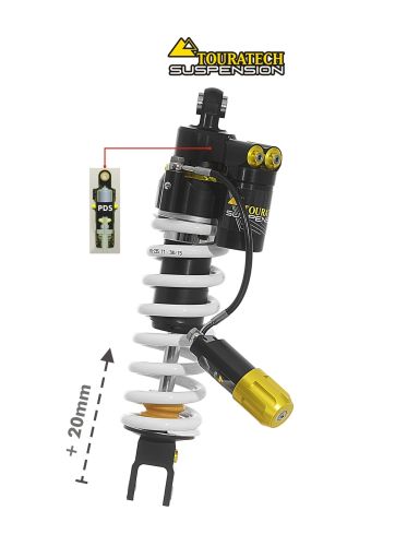 01-403-5872-0 Touratech Suspension shock absorber for Honda CRF1100L Africa-Twin from 2020 type Extreme High +20mm