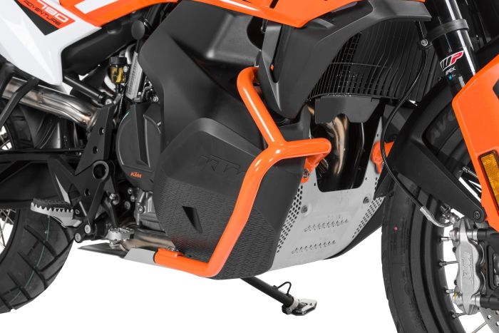 01-372-5157-0 Tank crash bar stainless steel, orange for KTM 890 Adventure/ 890 Adventure R/ 790 Adventure/ 790 Adventure R (-2022)