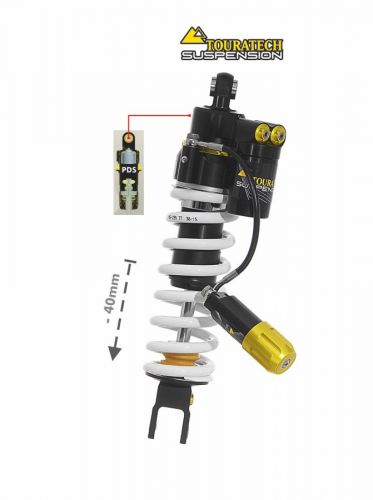 01-403-5878-0 Touratech Suspension lowering shock (-40mm) for Honda CRF1100L Adventure Sports (without EERA) from 2020 Type Extreme