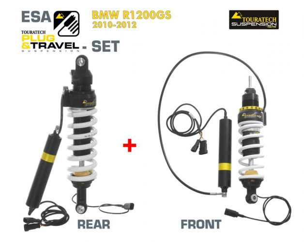01-044-5840-0 Touratech Suspension Plug & Travel-ESA SET -25mm lowering for BMW R1200GS Model 2010-2012