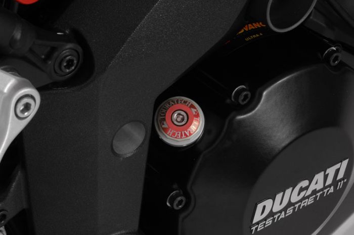 01-620-0019-0 Oil filler cap Aluminium, anodised red Ducati Multistrada 1200