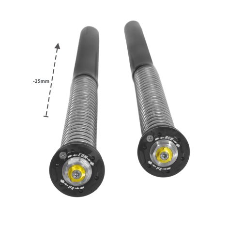01-372-5875-0 Touratech Suspension Cartridge Kit lowering -25mm for KTM 790/890 Adventure (2019-)
