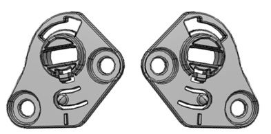 01-500-9012-0 Spare part Aventuro Carbon fixing kit shield