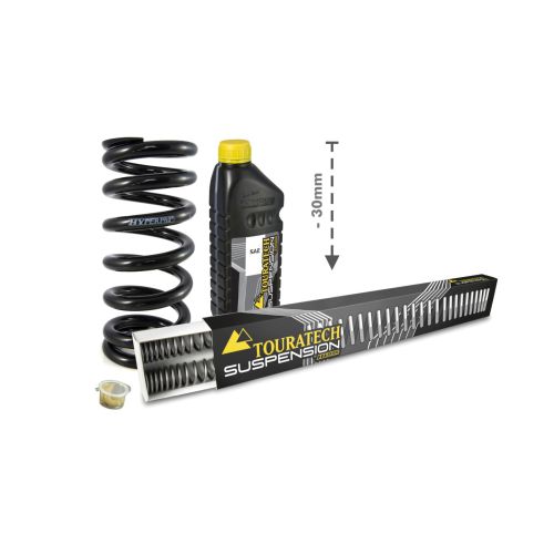 01-082-5883-0 Height lowering kit, 30mm, for BMW F750GS (2018-2023), BMW F800 GS (2024-) replacement springs
