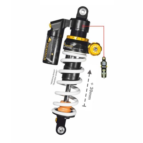 01-371-5876-0 Touratech Suspension +20mm shock absorber for KTM 1290 Super Adventure R (2021-) Type Extreme