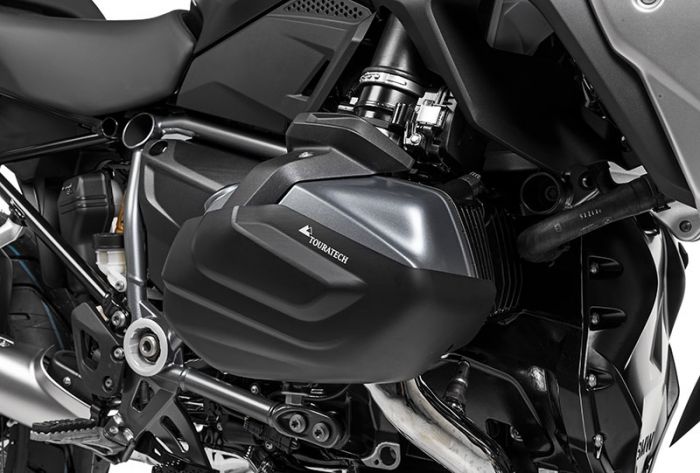 01-037-5132-0 Cylinder protection aluminium black (set) for BMW R1250GS / R1250R / R1250RS / R1250RT