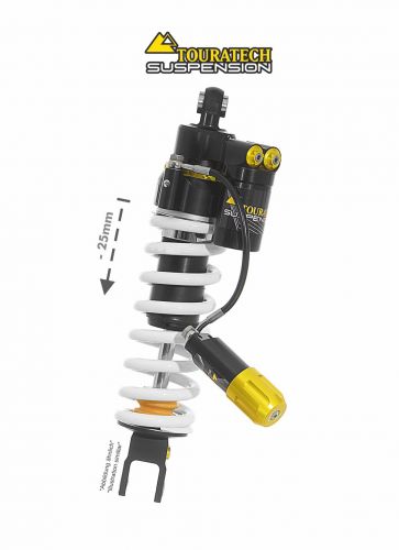 01-632-5892-0 Touratech Suspension lowering shock (-25mm) for Yamaha Ténéré 700 World Raid from 2022 Type Extreme