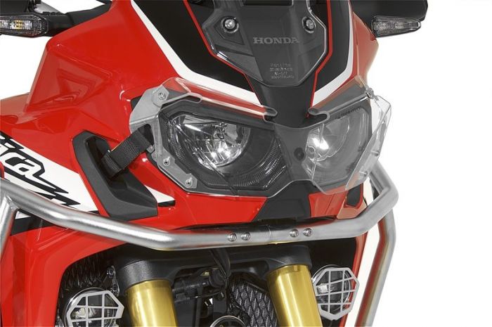 01-402-5090-0 Headlight protector Makrolon with quick release fastener for Honda CRF1000L Africa Twin/ CRF1000L Adventure Sports *OFFROAD USE ONLY*
